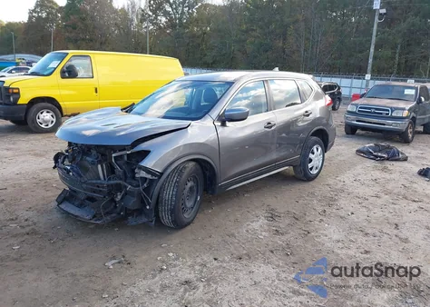 2017 Nissan Rogue S из США, поврежденный, VIN KNMAT2MT4HP569917